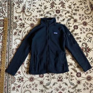 Patagonia Fleece Better Sweater Zip Front Jacket in dark gray heather